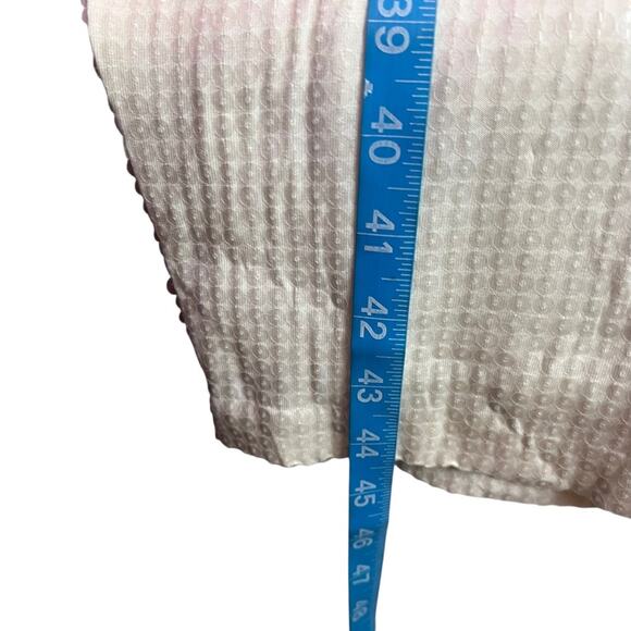 Robert Rodriguez White Sequins Sleeveless Sheath Dress Womens Medium Formal Sexy - Picture 12 of 13